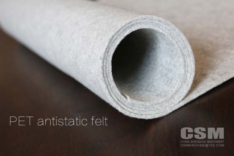 PET antistatic felt